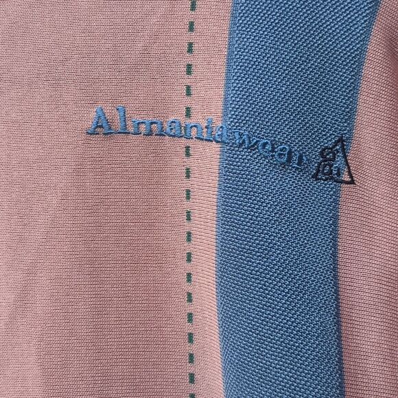 Almania Tennis SweaterTraditional Japanese Logo Tennis Quarter Zip  Size 52 - Picture 4 of 11